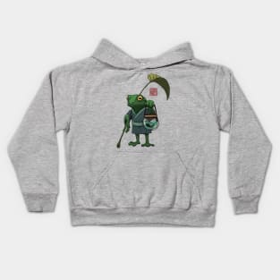 A Frog and His Son Kids Hoodie